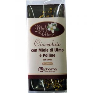 Barretta Cioccolato con Miele di Ulmo e Polline senza glutine