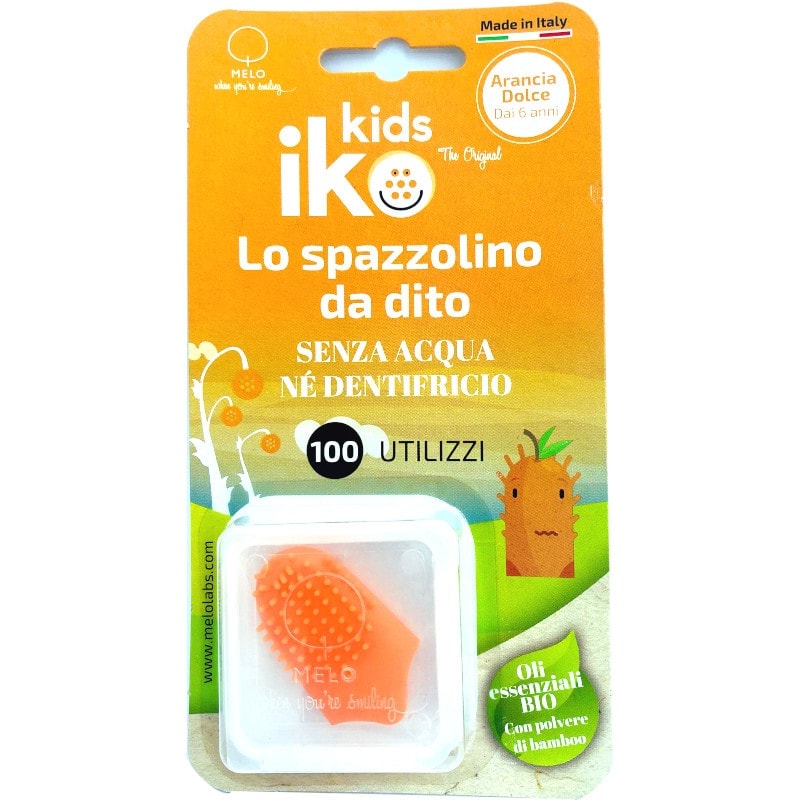 Iko Kids arancia dolce spazzolino da dito