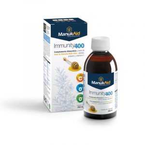 Immunity 400 sciroppo con miele di Manuka MGO400, propoli e vitamina C