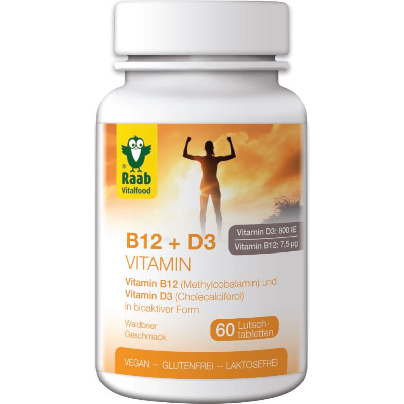 Vitamina B12 + D3 Raab Vitalfood