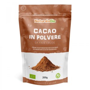 Cacao in Polvere Bio da fave crude NaturaleBio