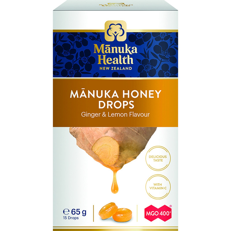 Caramelle con miele di Manuka MGO400+ limone e zenzero | Manuka Health